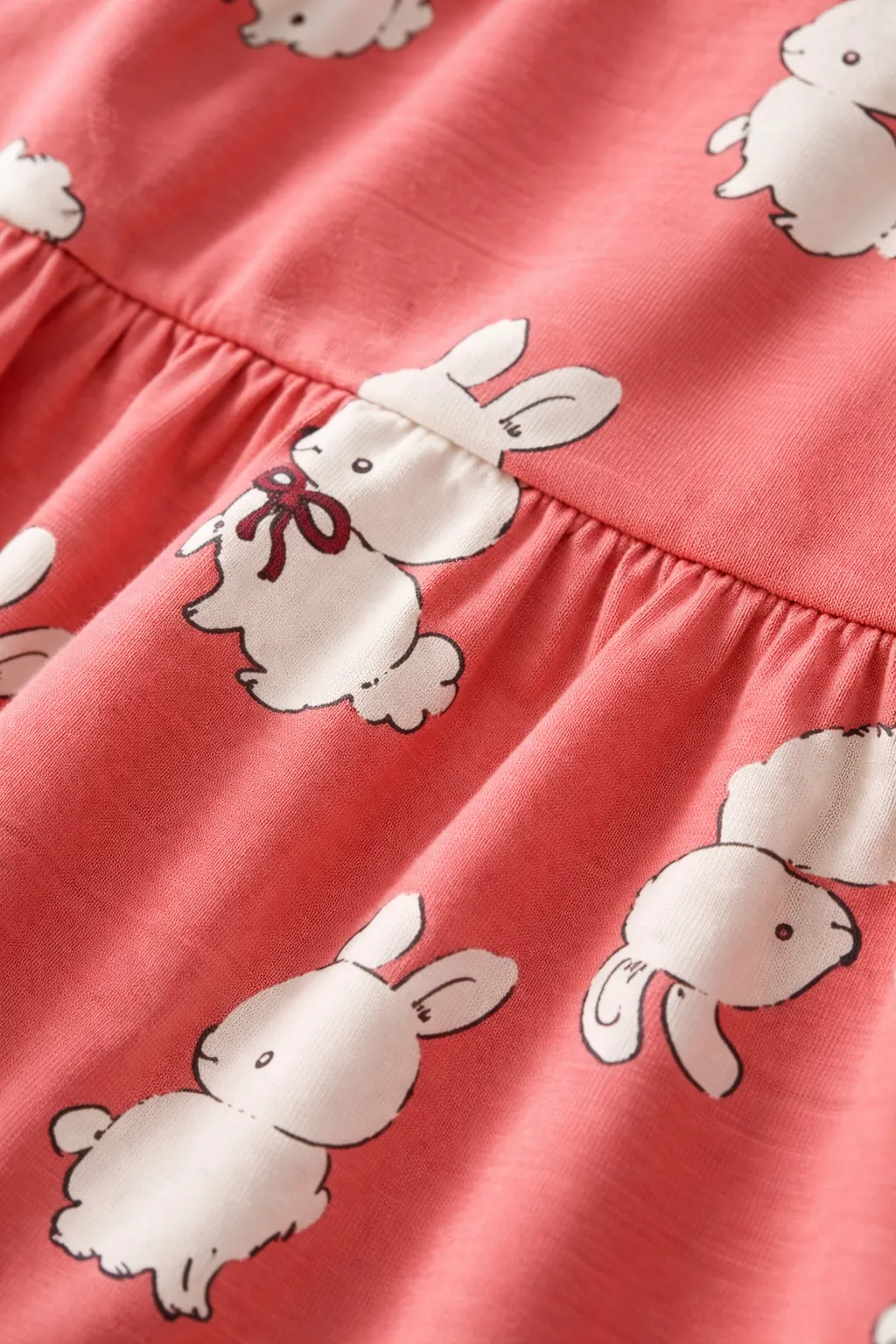 Bunny Bliss Girls Cotton Frock - Image 6