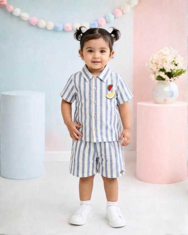 Striped Citrus Co-ord Set