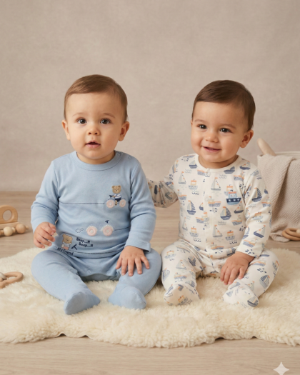 Little Explorer Bodysuit Duo – Set of 2