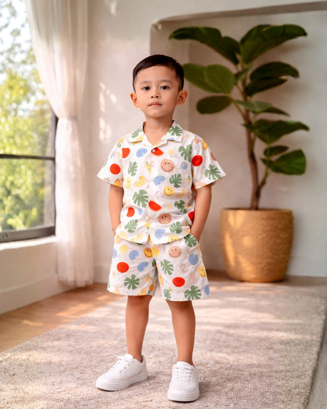 Boys Co-ord Set – Sunny Smiles Edition